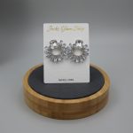 Radiant Sunburst Emerald-Cut Statement Earrings