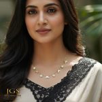 Blossom Glow Crystal Droplet Necklace