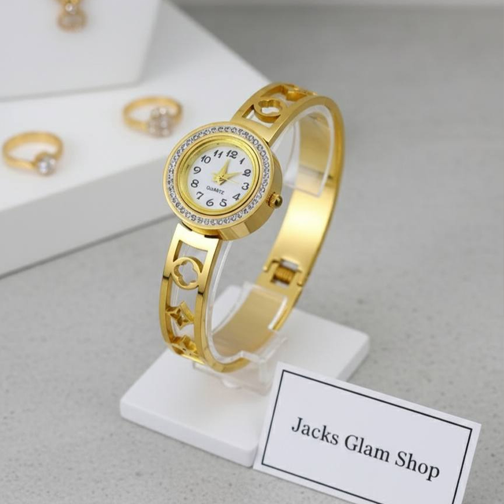 Empress Gold Filigree Bracelet Watch